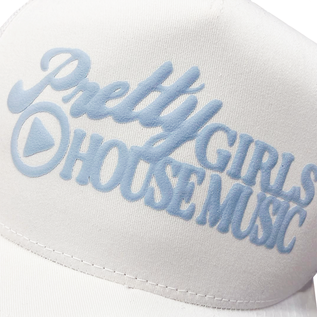 PRETTY GIRLS PLAY HOUSE MUSIC TRUCKER HAT