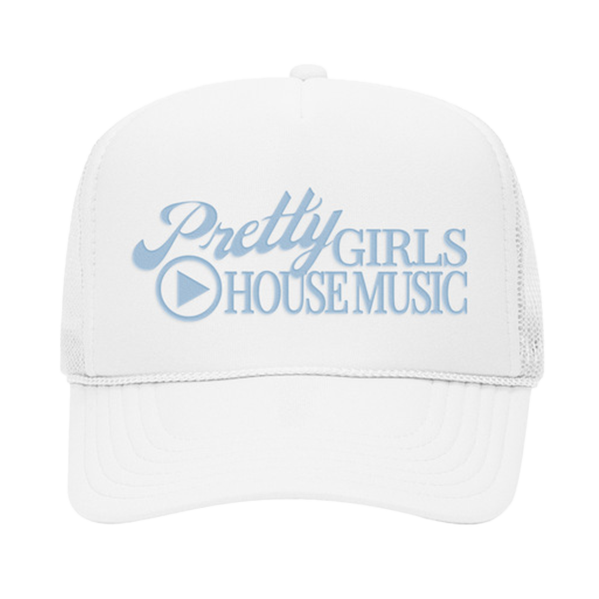 PRETTY GIRLS PLAY HOUSE MUSIC TRUCKER HAT